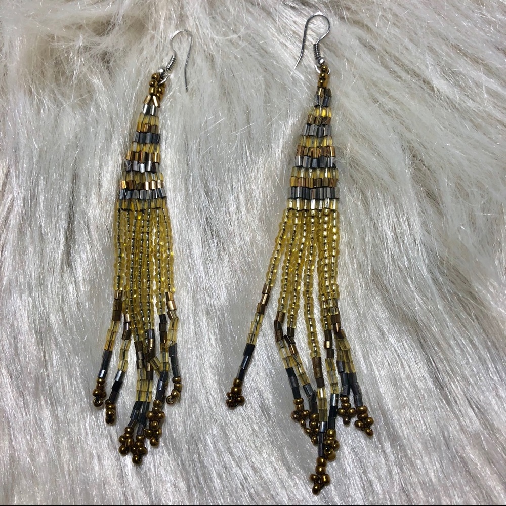 Light Colorado Topaz Bead Earrings